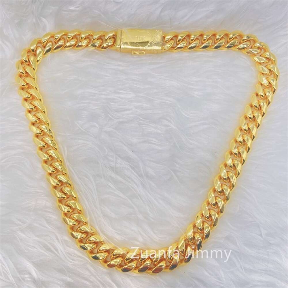 Buss Down Iced Out Moissanite Clasp 8mm 10mm 12mm 14mm Fashion Necklace Jewelry Moissanite Diamond Necklace