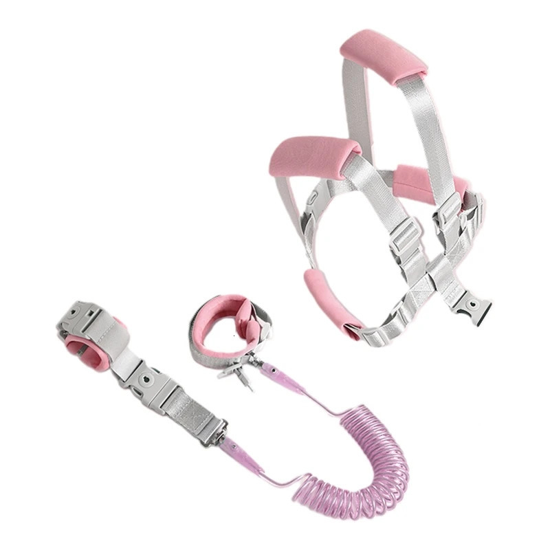 HX5D Toddler Leash Harness Backpack with Anti-Lost Wrist Link Kids Safety Walking Wristband Adjustable Strap Belt Travel Gear 231229