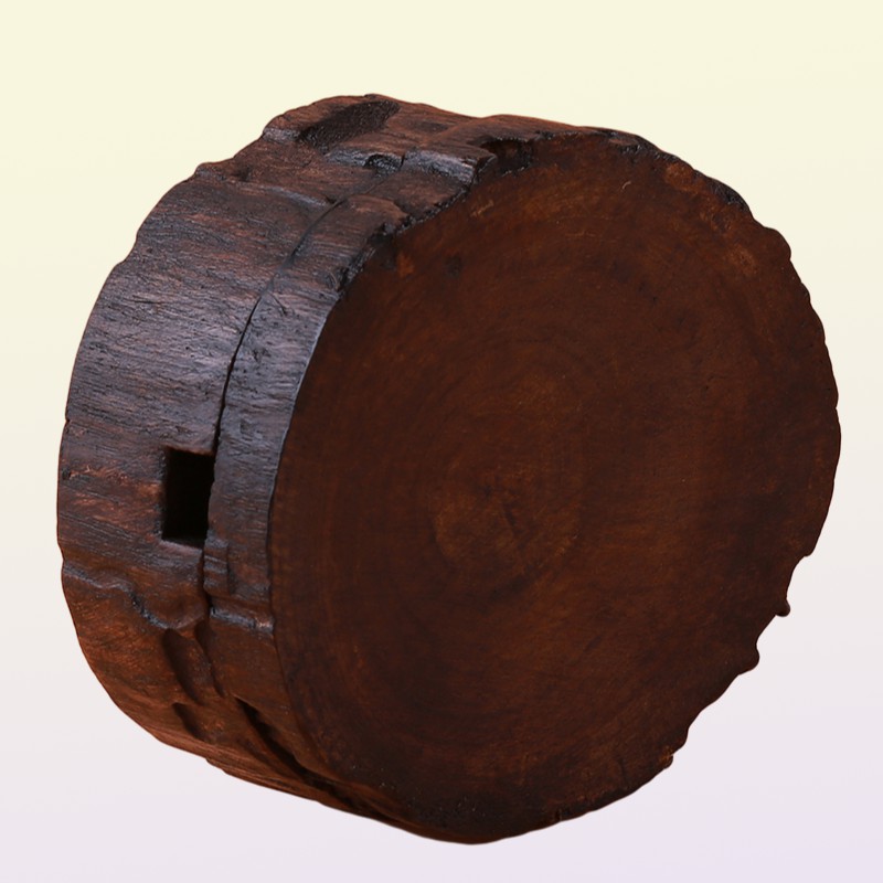 Creative Wood features solid wood ashtray personality wooden with lid ashtray spa table decoration ashtray C02238660734