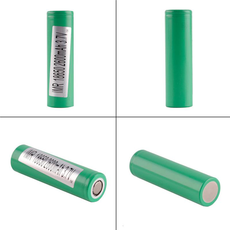 IMR 18650 battery 3.7V 2600mah 25R capacity Max 20A high drain battery rechargeable lithium-ion battery
