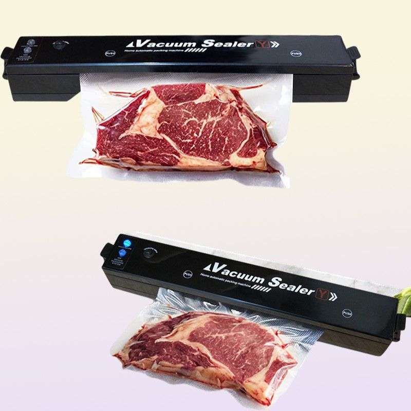 Other Kitchen Tools Household Eletric Vacuum Food Sealer Automatic Packaging Machine 220V Vaccum Packer With 10Pcs Bags Kichen Too3150901