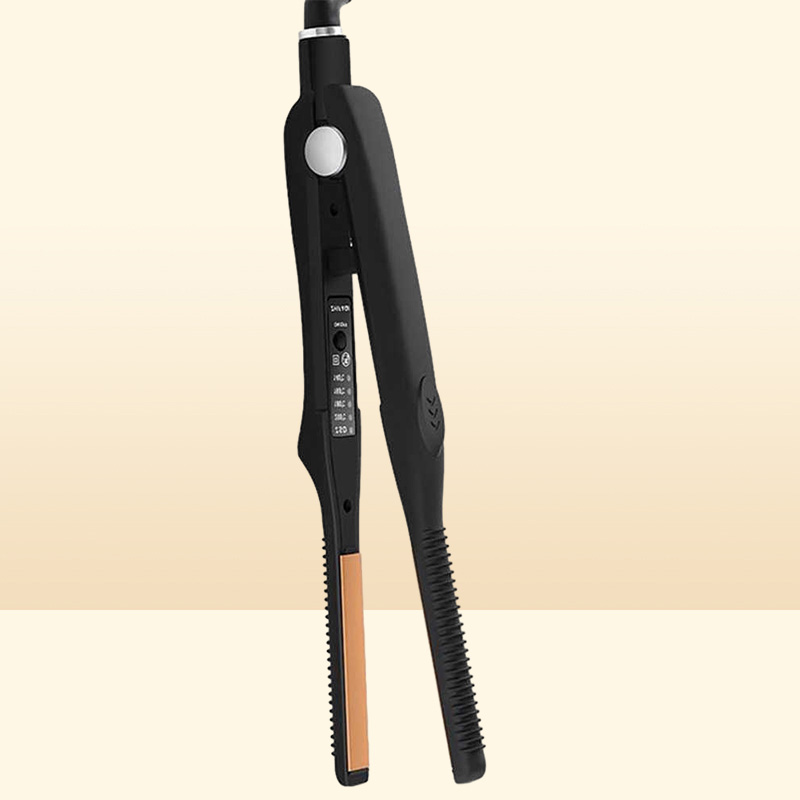 Hair Curlers Straighteners 2 in 1 Straightener and Curler Professional Salon Tool Fast Heating Travel Curling Iron Mini Straighten