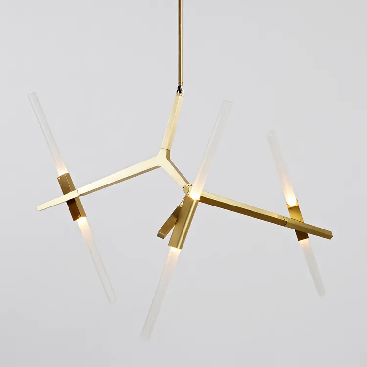 customizied postmodern nordic herringbone contemporary pendant light living room dining room dimmable g9 bulb hanging lamps led LL