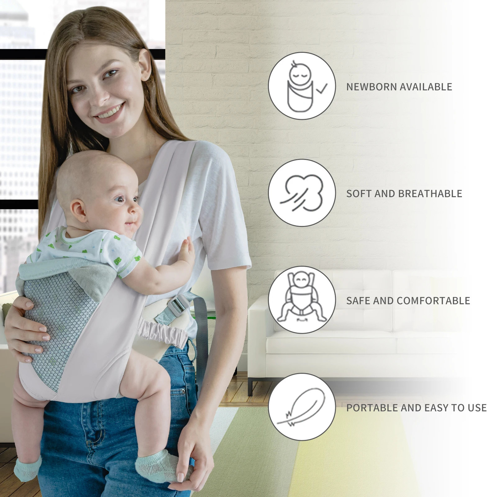 Baby Sling Wrap born Kangaroo Backpacks Strap Multifunctional Toddler Outdoor Travel Accessories 231229