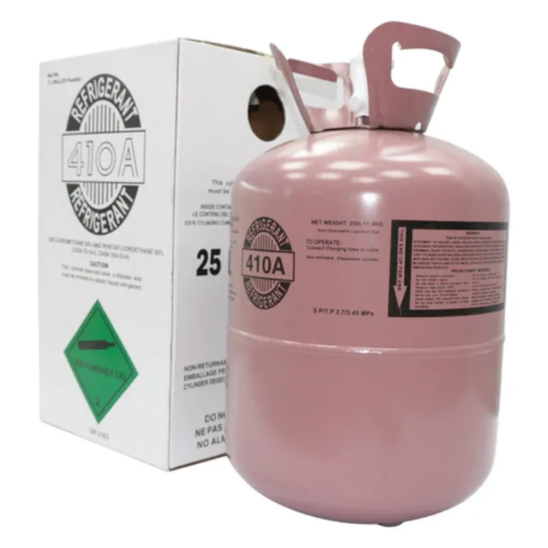 Freon Steel Cylinder Packaging R410A 25Lb Tank Refrigerant For Air Conditioners Freezers