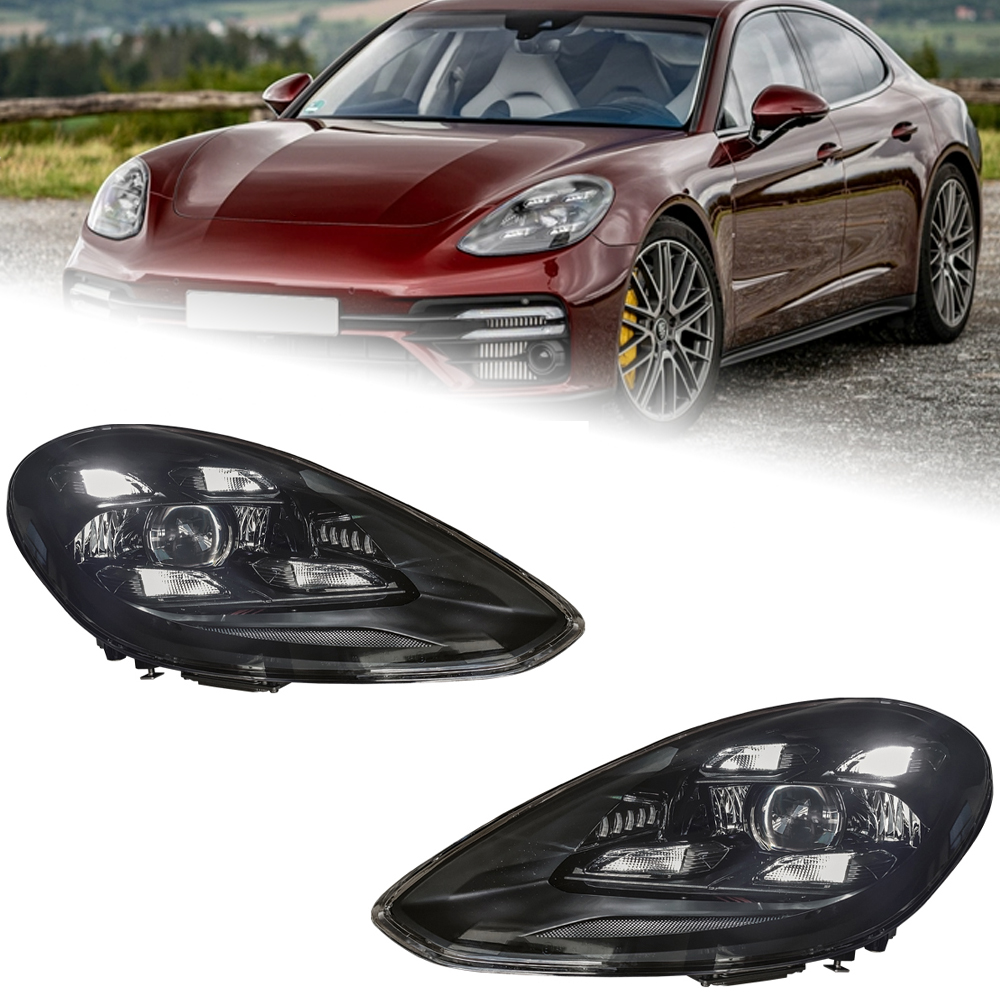 Car Light Assembly For Porsche Panamera 971 20 17-2023 LED Headlights DRL Front Lamp High Low Beam Lens