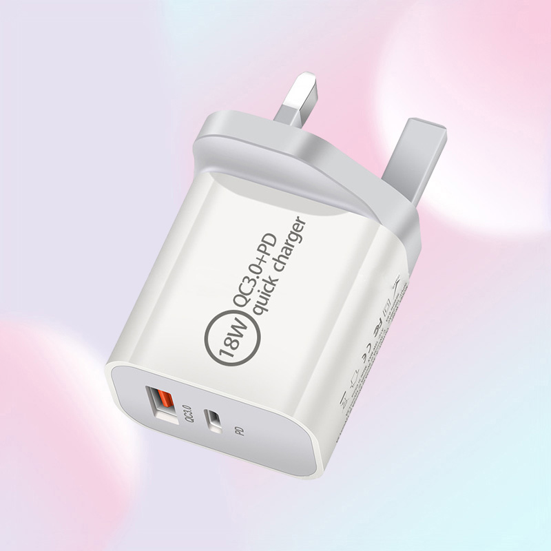 18W Fast USB Charger PD Quick Charge Adapter TYPE C Plug Charging for iPhone 12 11 Pro max without Box4187170