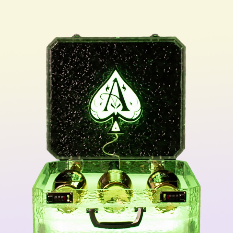 LED Luminous Champagne Glorifier Display Case GlowBar Rechargeable Bottle Presenter For NightClub Party Lounge9182171