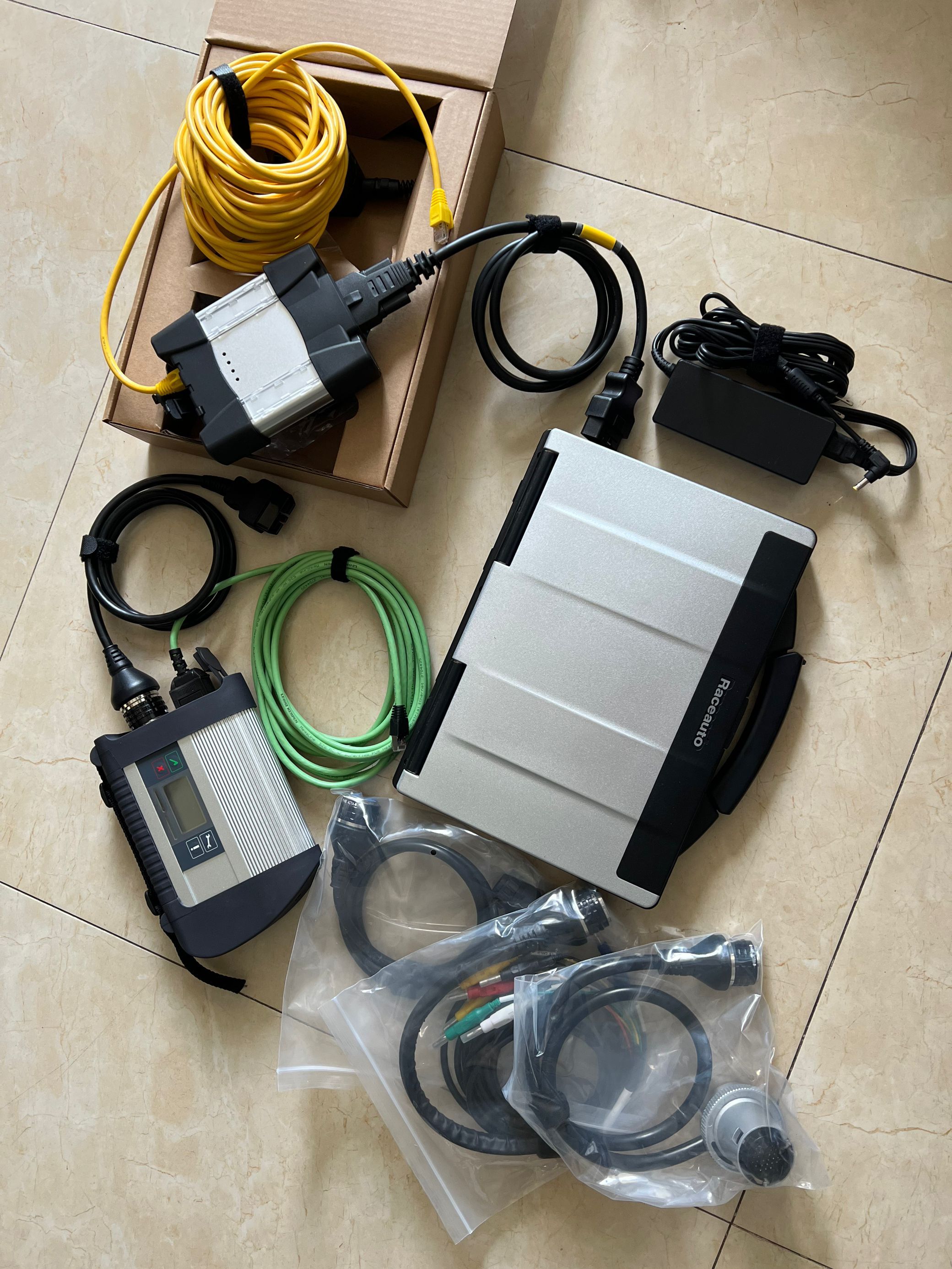 2in1 Auto Diagnosis Tools MB Star C4 and Icom for BMW Next with 2TB HDD + 90% New Laptop CF-53 Toughbook Ready use