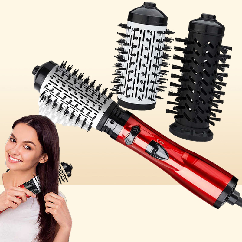 Hair Curlers Straighteners One Step Dryer 3 In 1 Iron Comb for Straightener Curling Air Brush Blow Heated dryer W221101
