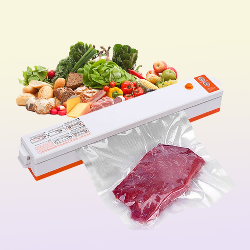 Other Kitchen Tools Household Eletric Vacuum Food Sealer Automatic Packaging Machine 220V Vaccum Packer With 10Pcs Bags Kichen Too3150901