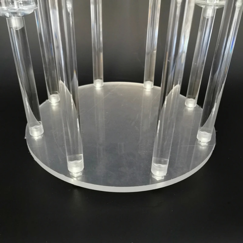 Acrylic Candelabra 9 Heads Candle Holders Wedding Candlesticks Table Centerpieces Flower Stand Holder Big Candelabrum IM1081 XJ260305