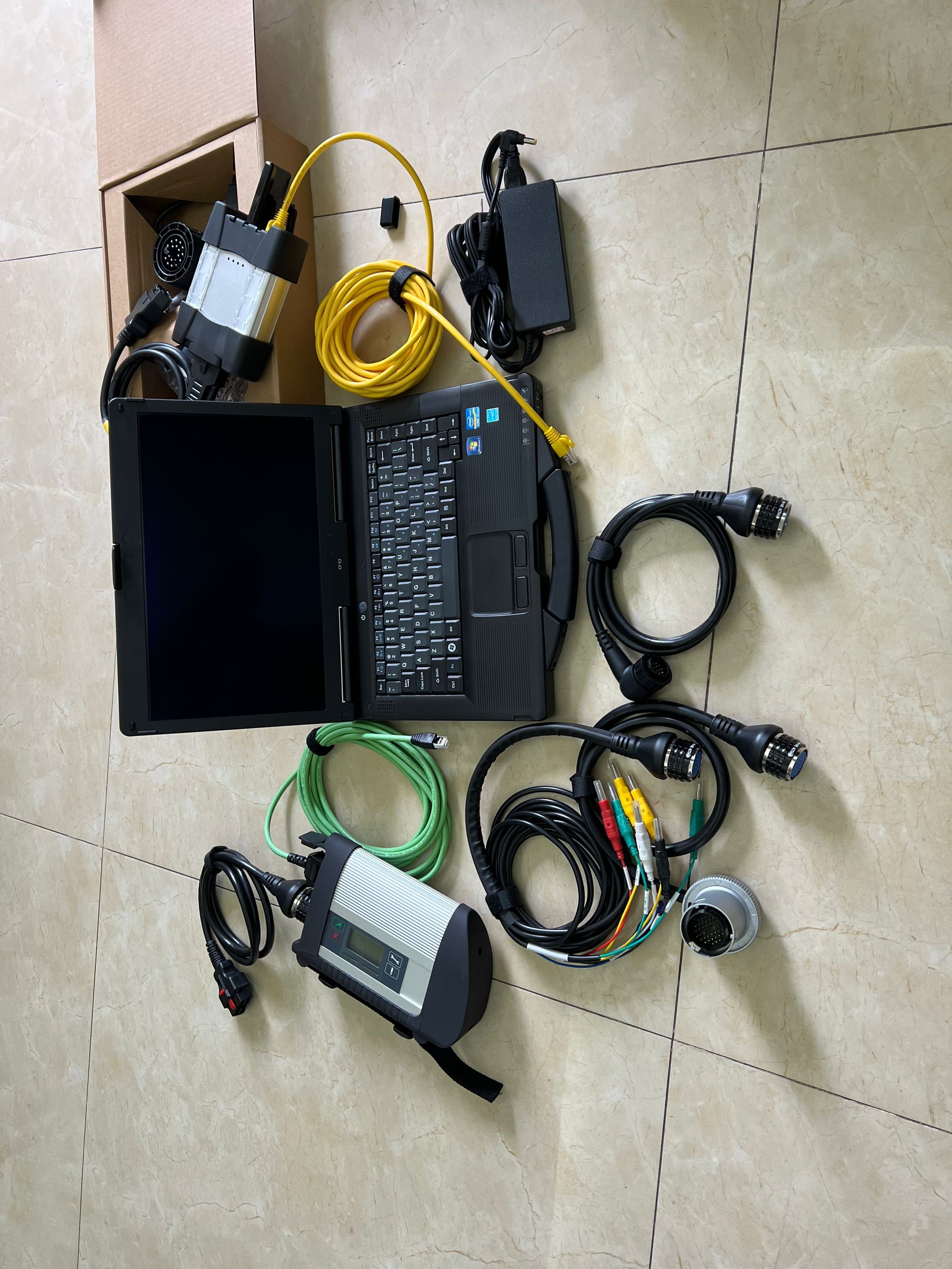 2in1 Auto Diagnosis Tools MB Star C4 and Icom for BMW Next with 2TB HDD + 90% New Laptop CF-53 Toughbook Ready use