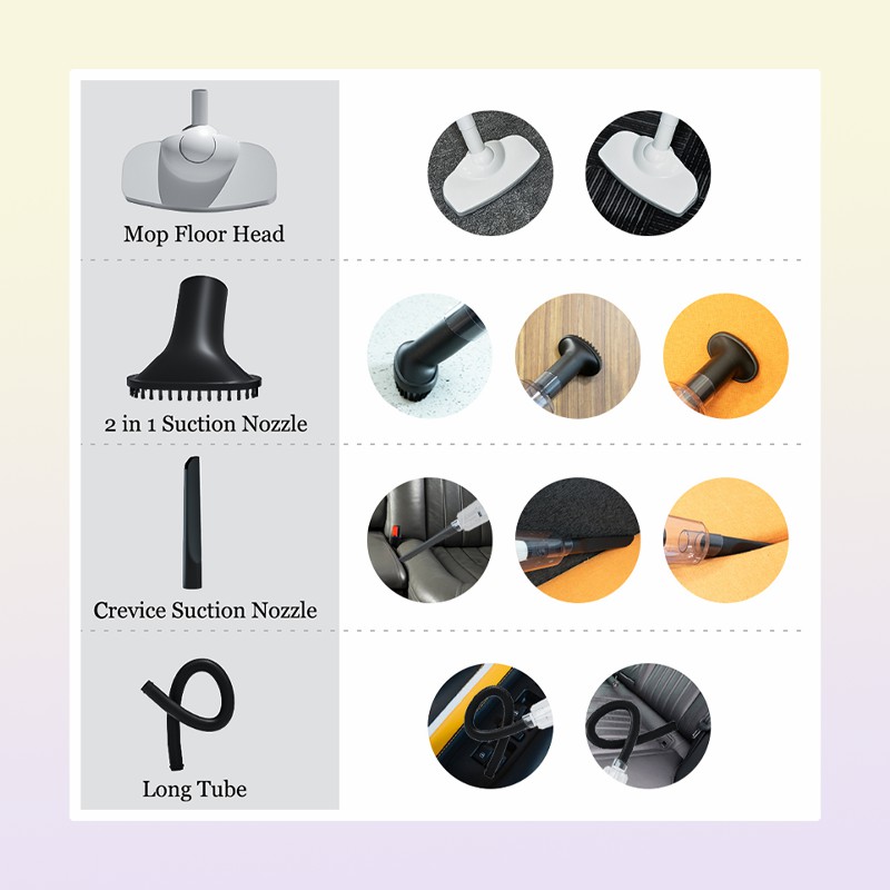Electronics Robots 12000Pa Suction Vacuum Cleaner Cordless USB Chargable Handheld Vacuum Cleaners Floor Mop Dust Collector Aspirat