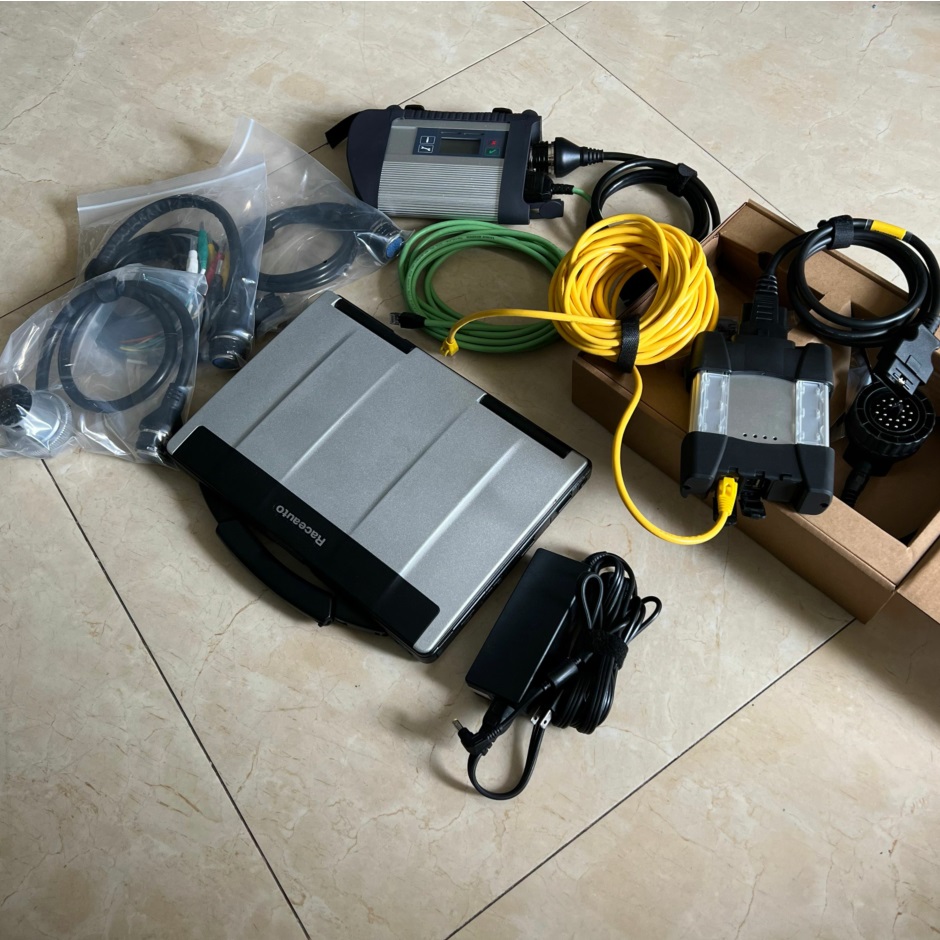 2in1 Auto Diagnosis Tools MB Star C4 and Icom for BMW Next with 2TB HDD + 90% New Laptop CF-53 Toughbook Ready use