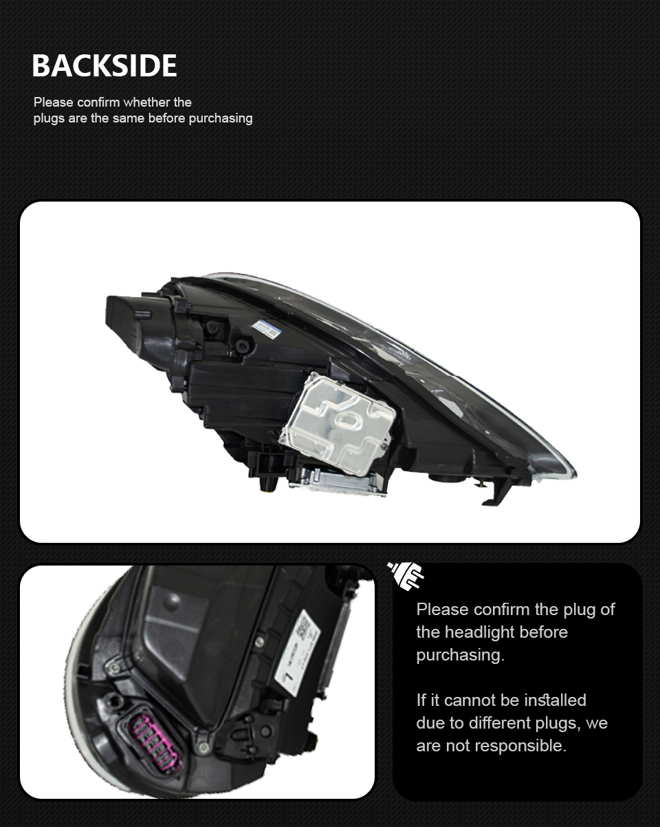 Car Light Assembly For Porsche Panamera 971 20 17-2023 LED Headlights DRL Front Lamp High Low Beam Lens