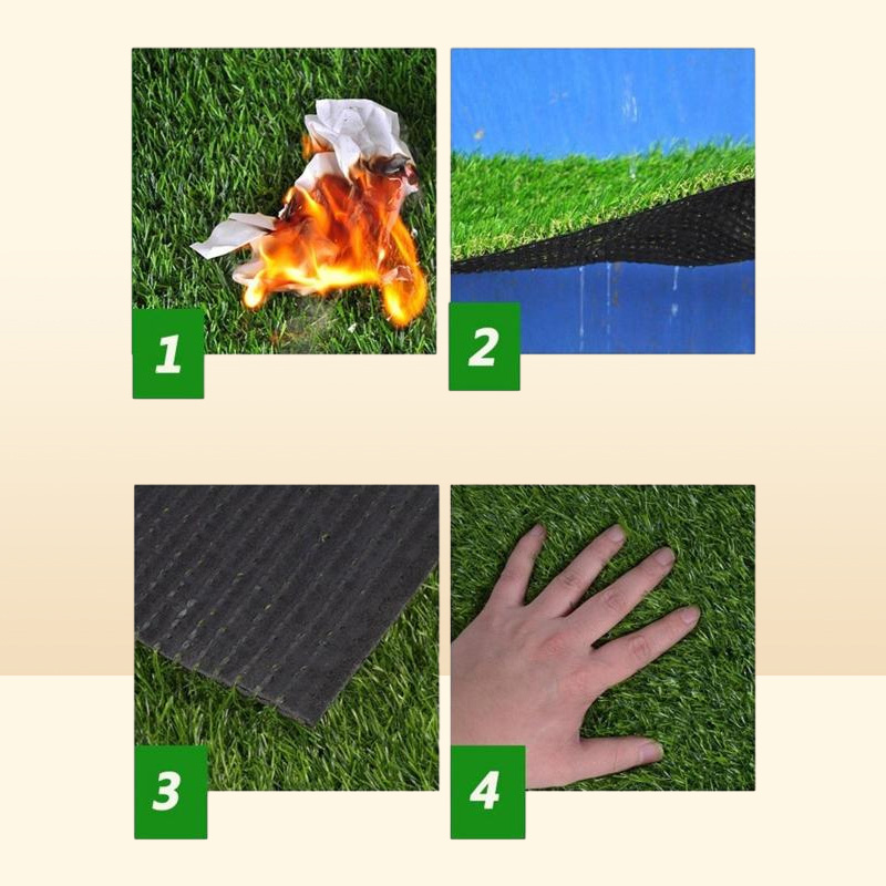 Decorative Flowers Outdoor Artificial Lawn Carpet Plastic Balcony School Green Cesped Jardin Exterior Garden Decor8669673
