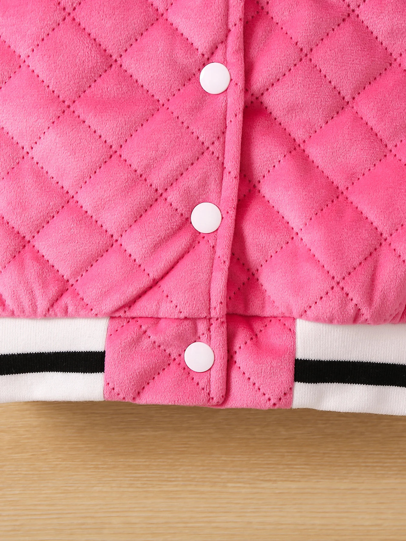 Girls fashion color contrast letter embroidered chapter baseball jacket 231228