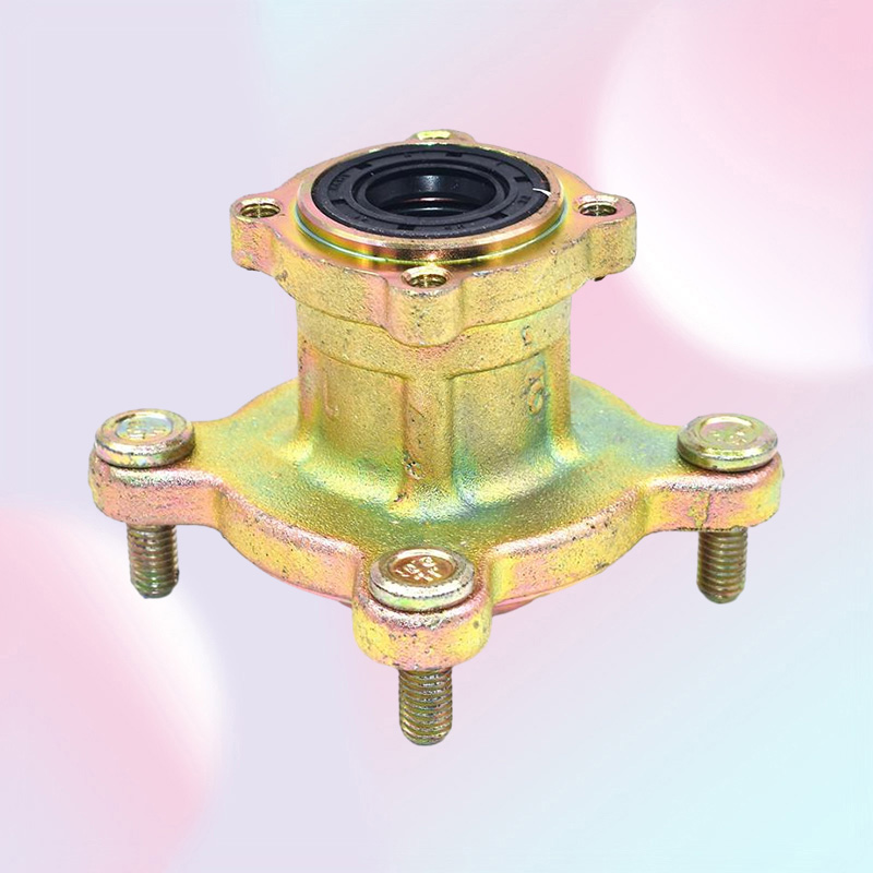 Parts Front 17mm 4 Stud Brake Disc Wheel Hub Fit For 49cc 50cc 110cc 125cc 6 7 8 Inch Go Kart Buggy Karting ATV Quad Bike