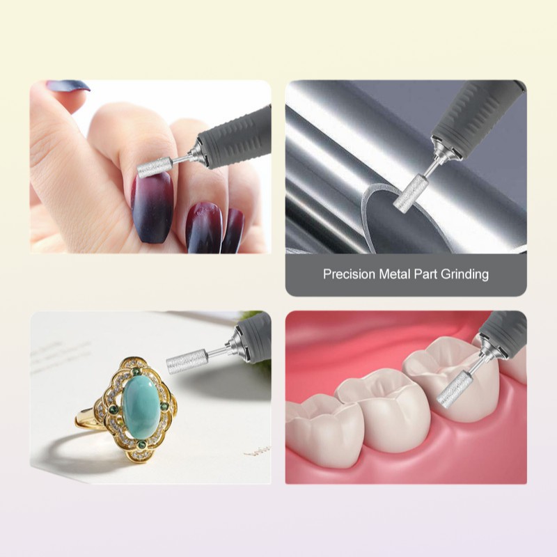 65W Manicure Machine 35000RPM Handpiece Polish Electric Nail Drill for Set File 220308