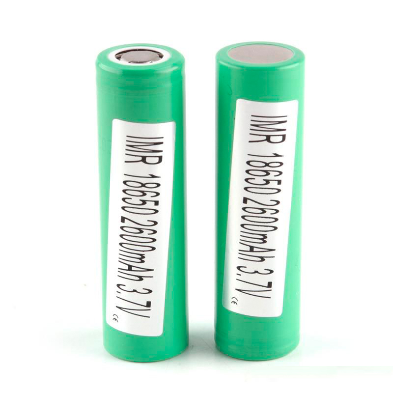 IMR 18650 battery 3.7V 2600mah 25R capacity Max 20A high drain battery rechargeable lithium-ion battery