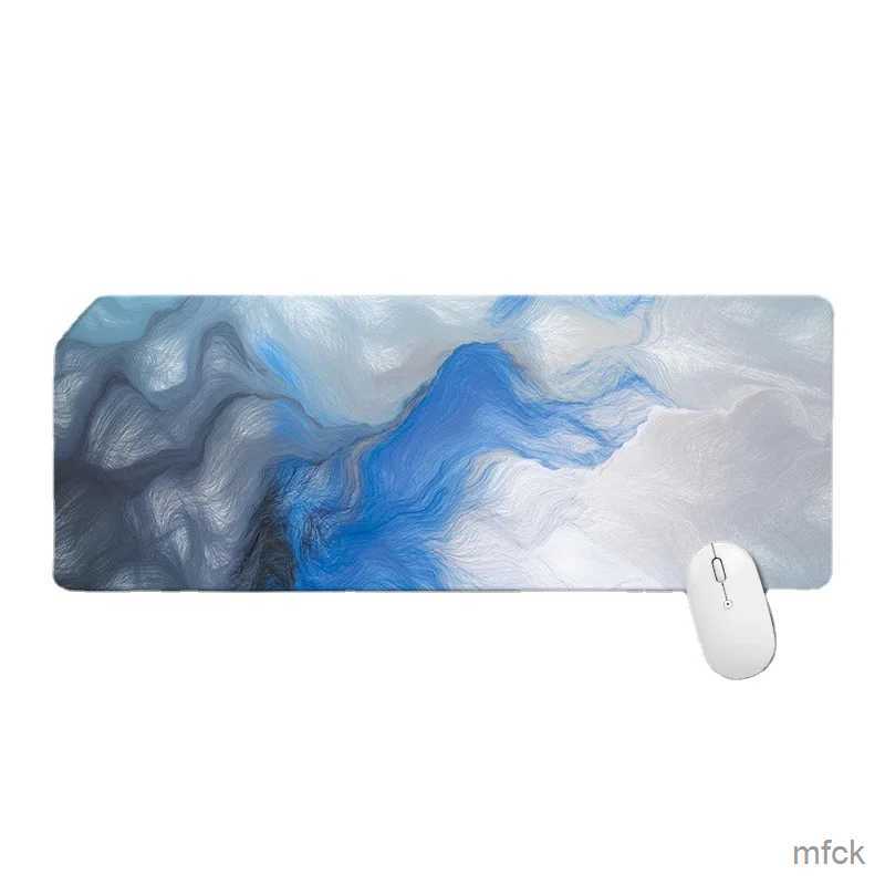 Mouse Pads Wrist Rests New Ink Marble Mousepad Gaming Computer Gamer Mouse Pad Desk Mat Keyboard Desk Mats Xxl Speed Desk Pad Art Tapis De Souris