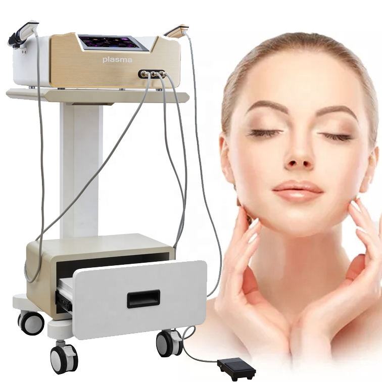 Ozone Plasma Pen Shower New Technology Wrinkle Removal Face Lifting Anti-inflammatory Sterilization Plasma Ozone 2 Handles Salon