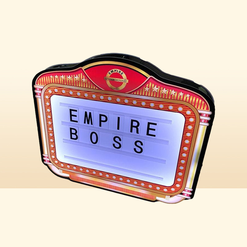 Customized Rechargeable LED Lighted Display Marquee Message Board Bar Wine Bottle Presenter Party Night Club Marquee Light Box 1017025642