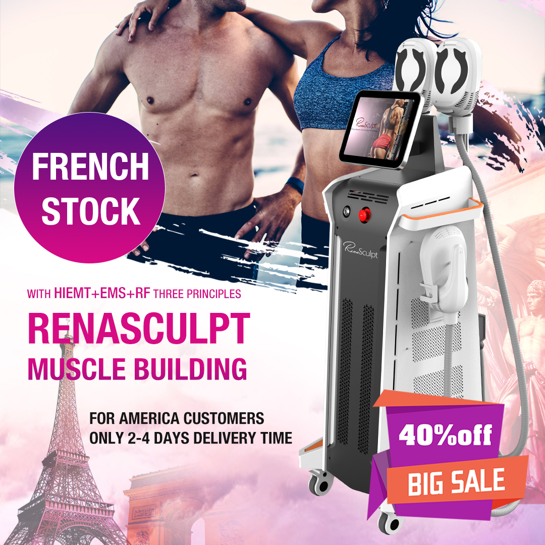 2024 3IN1 HIEMT EMS RF Body Slimming Machine Muscle Building Beauty Equipment No side effect