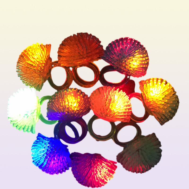 LED Gloves Glowing Ring Flashing Light Up Bumpy Toys Finger Lights Party Favor Blinking Jelly Rubber s 15pcs30pcs a pack 220827