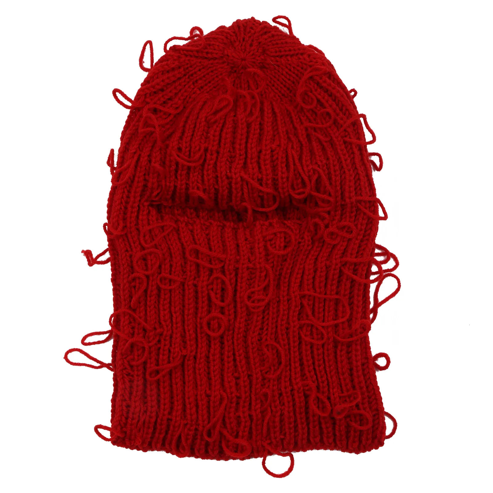 Fun Ghost Balaclava Men Costume Hats Halloween Gift Warm Soft Crochet Bucket Hat Halloween Gift Warm Soft Balaclava Hat 231229