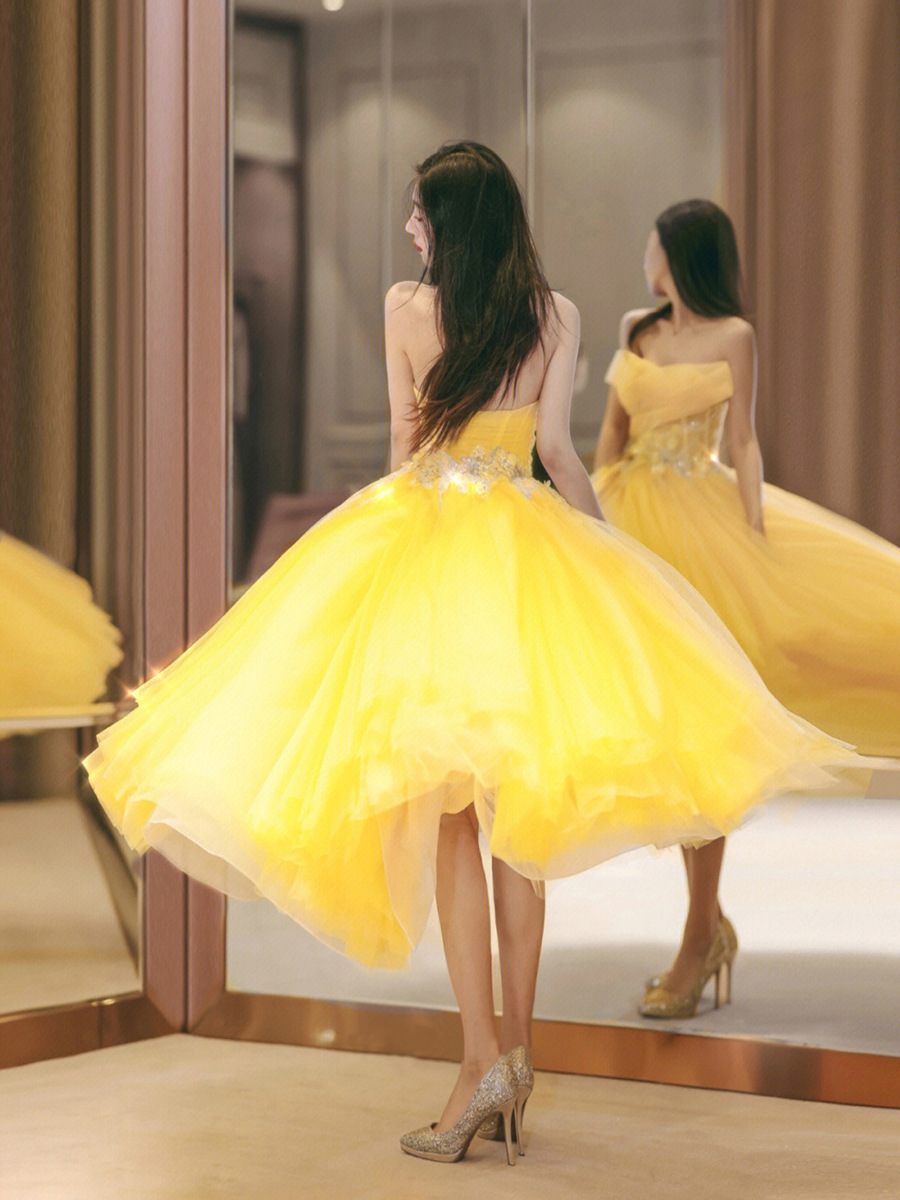 New Arrival Prom Pageant Dress 2024 Stapless Flower Sequin Embroidery Evening Formal Party Gowns Tea Length Vestido De Gala Robe De Soiree