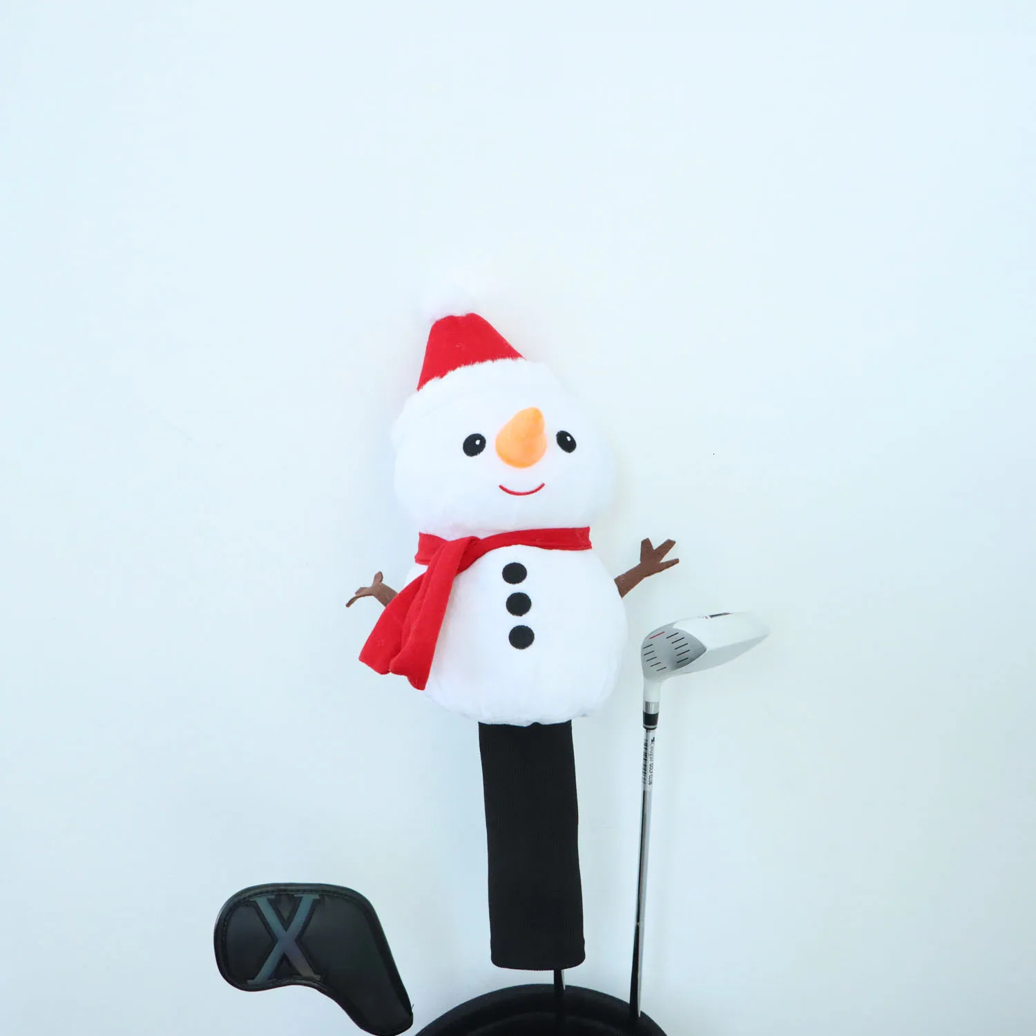 Christmas Series Animal Plush Golf Wood Head Covers Golf Driver 460CC Headcover Protecter Cute Gift Mascot Novelty 231229