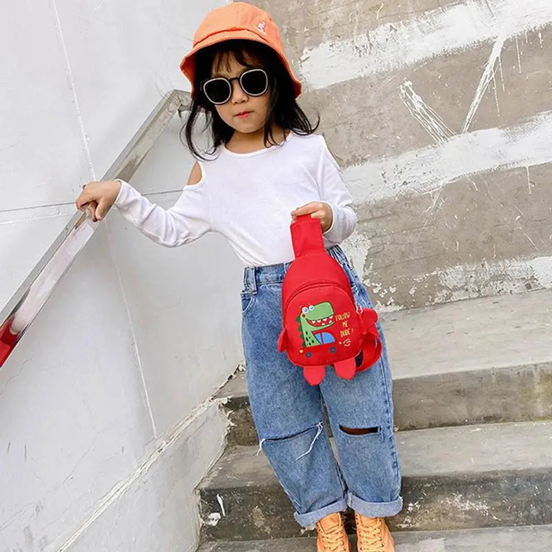 Toddler Sling Bag Cute Cartoon Kids Crossbody Sling Backpack Shoulder Bag For Boys Girls Crossbody For Snacks Toys 231230