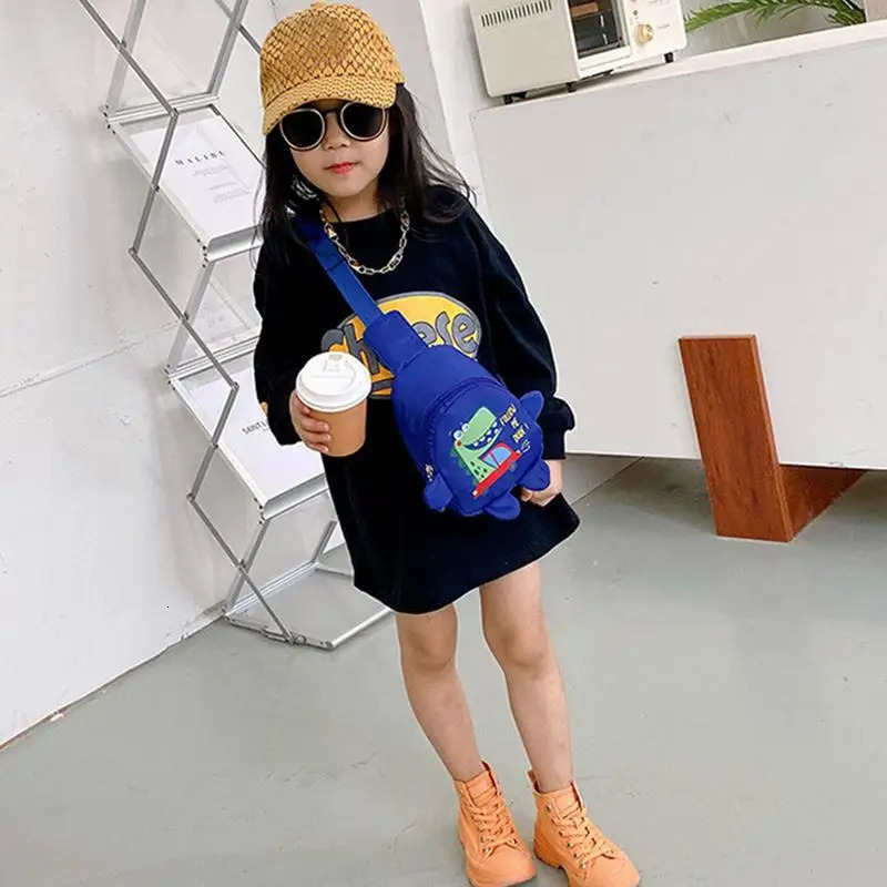 Toddler Sling Bag Cute Cartoon Kids Crossbody Sling Backpack Shoulder Bag For Boys Girls Crossbody For Snacks Toys 231230
