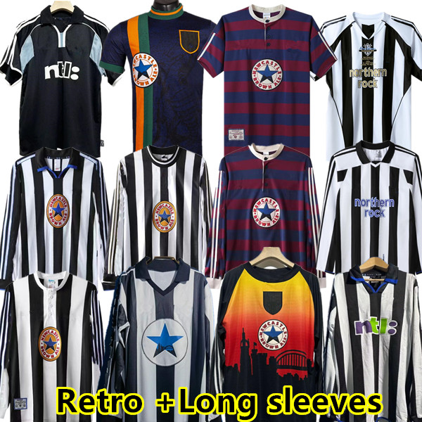 95 96 97 99 2000 01 03 05 Newcastle NUFC SHEARER Retro SOCCER jerseys HAMANN SHEARER PINAS 1993 2006 UNITED OWEN classic FOOTBALL SHIRTS Ginola long sleeves goalkeeper