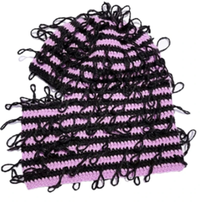 Fun Ghost Balaclava Men Costume Hats Halloween Gift Warm Soft Crochet Bucket Hat Halloween Gift Warm Soft Balaclava Hat 231229