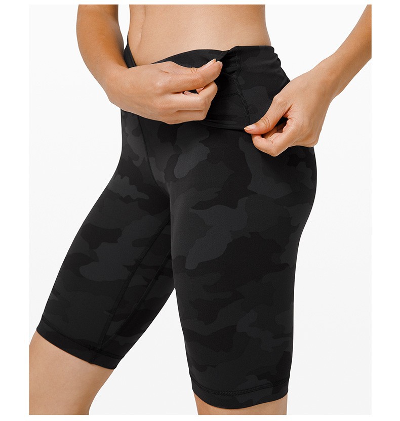 Women Yoga Fitness High Waist Sports Yoga Shorts womens Fitness Slim Quick Dry Breathable High Elasticity Nylon Material Pants High Waist