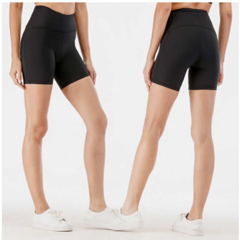Women Yoga Fitness High Waist Sports Yoga Shorts womens Fitness Slim Quick Dry Breathable High Elasticity Nylon Material Pants High Waist