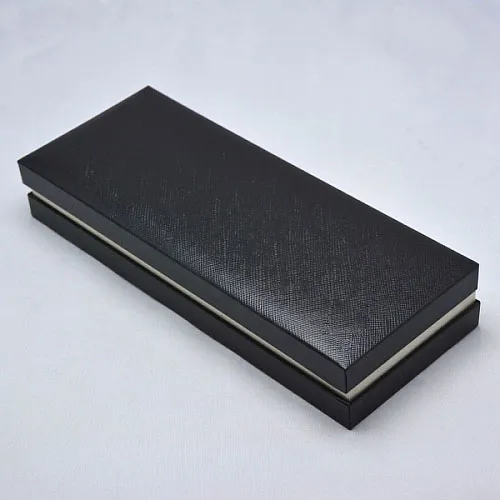 wholesale High Quality Black wood leather Pen Box Suit For Fountain Pen / Ballpoint - Roller Ball Pens Pencil Case with The Warranty Manual