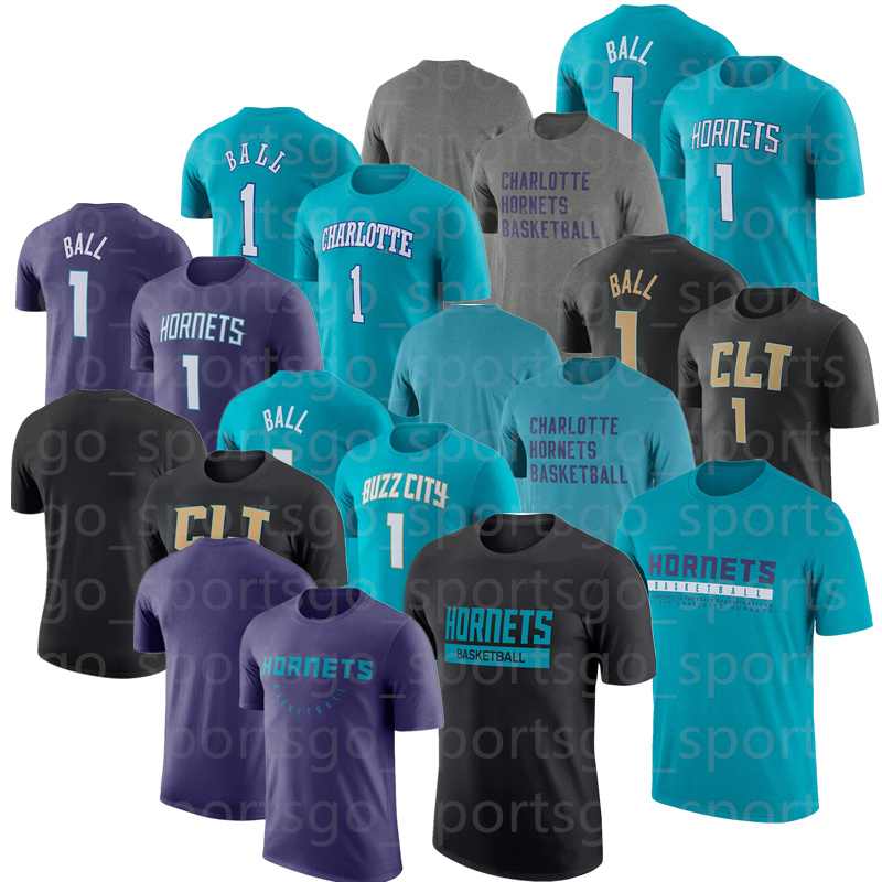 Men Women Brand Fans Basketball Shirts 1 LaMelo Ball Charlottes Tops Tees Adult Lady Sport Short Sleeve T-Shirt American Street Casual Clothes