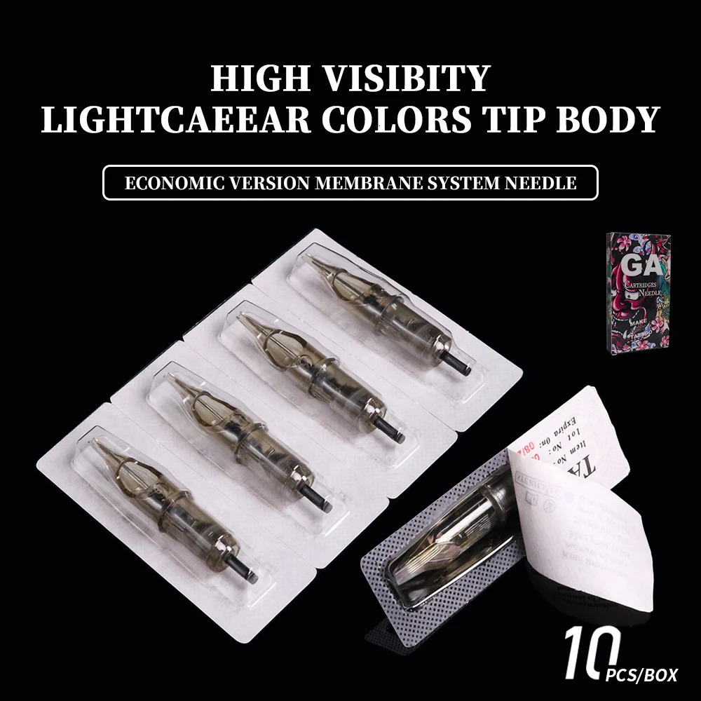 Professional Tattoo Machine Kit Complete DC Jack Rotary Machine Pen with 10pc Cartridge Needle 7pc Ink For Tattoo Beginner Sets 231229