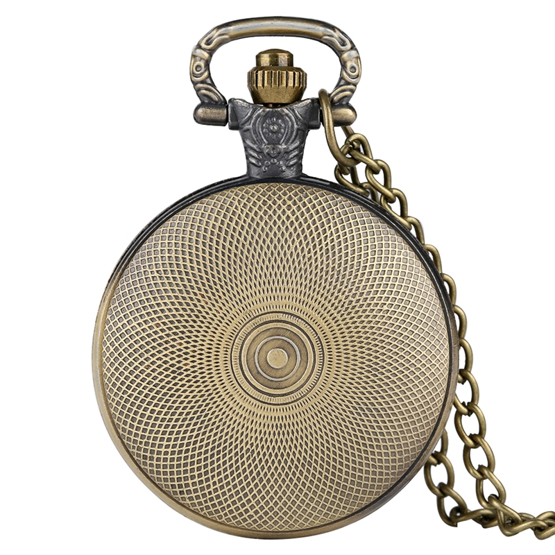 The Notre Dame De Paris Cathedral Display Watches Antique Quartz Pocket Watch Necklace Chain Clock Souvenir Gifts for Men Women