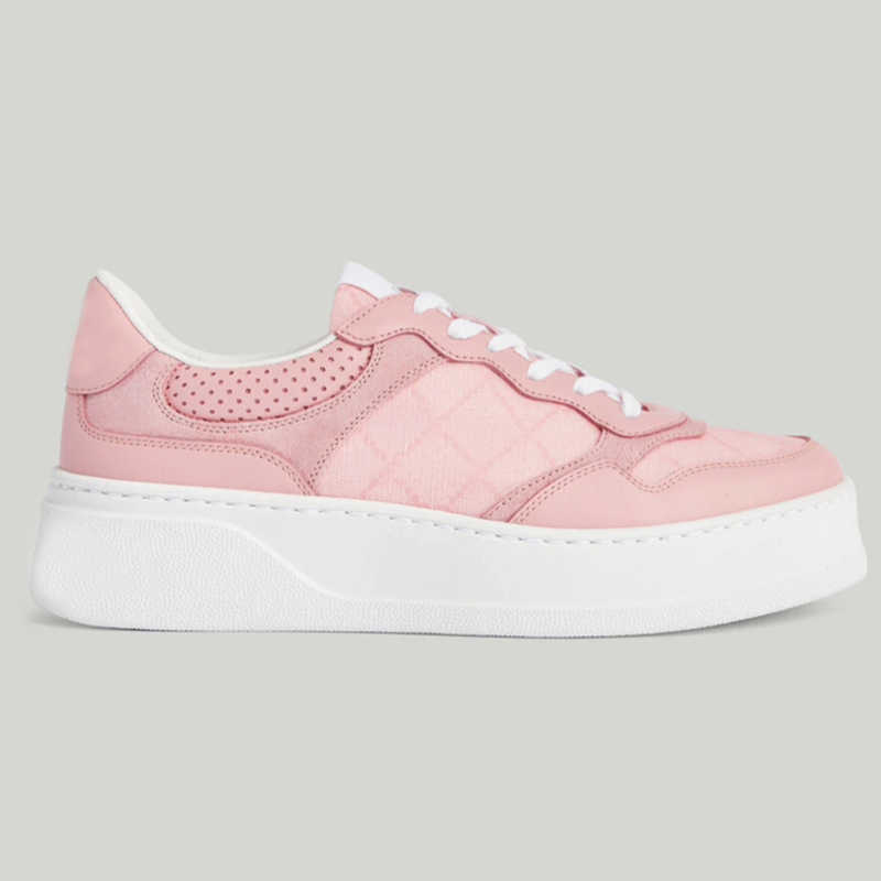 Designer Sneaker Men Women Casual Shoes Embossed Sneakers White Web Black Leather Chunky Lace-up Closure Beige Ebony Canvas Platform Trainers with box NO334
Designer Sneaker Men Women Casual Shoes Embossed Sneakers White Web Black Leather Chunky Lace-up Closure Beige Ebony Canvas Platform Trainers with box NO334