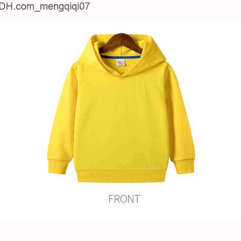 Hoodies Sweatshirts 9 Colors Autumn Early Winter Coat Toddler Baby Kids Boys Girls Clothes Hooded Solid Plain Hoodie Sweatshirt Tops Z230701