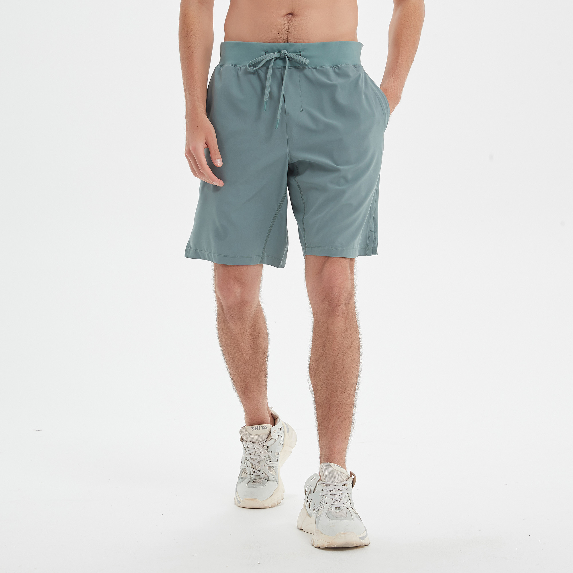 Men Shorts Quick-drying Lightweight yoga Sports Sweat-wicking breathable fabric jogging Gym Wear Leggings Elastic Fitness Lady Overall Full Workout Fi