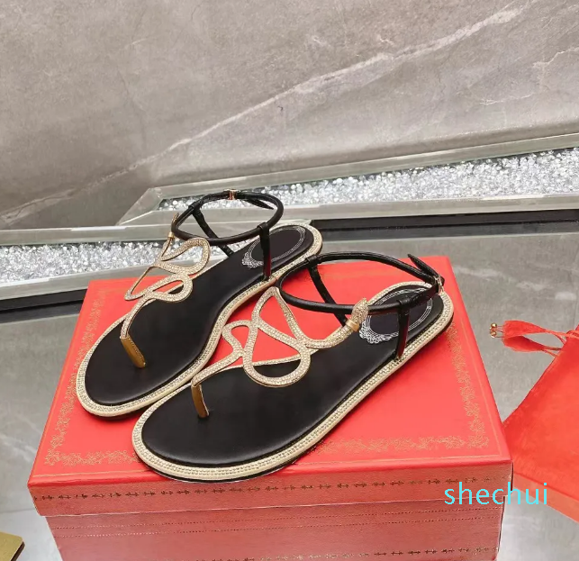 sandals dress shoes designer snake shaped thin strap combination ankle strap buckle genuine leather sole, Black+gold
sandals dress shoes designer snake shaped thin strap combination ankle strap buckle genuine leather sole, Black+gold