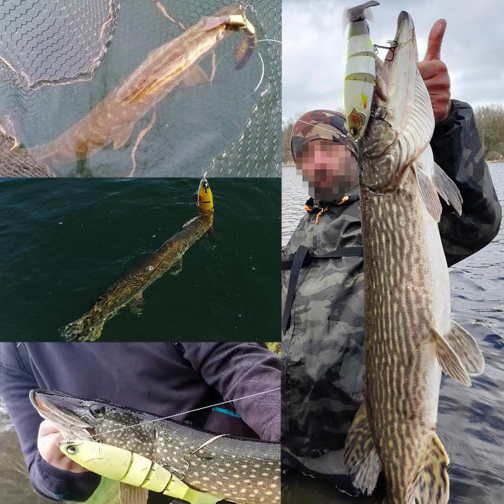 Baits Lures Swimming Bait Jointed Fishing Lure Floating Hard bait with Jerk For Big Bass Pike Minnow High Quality 230630