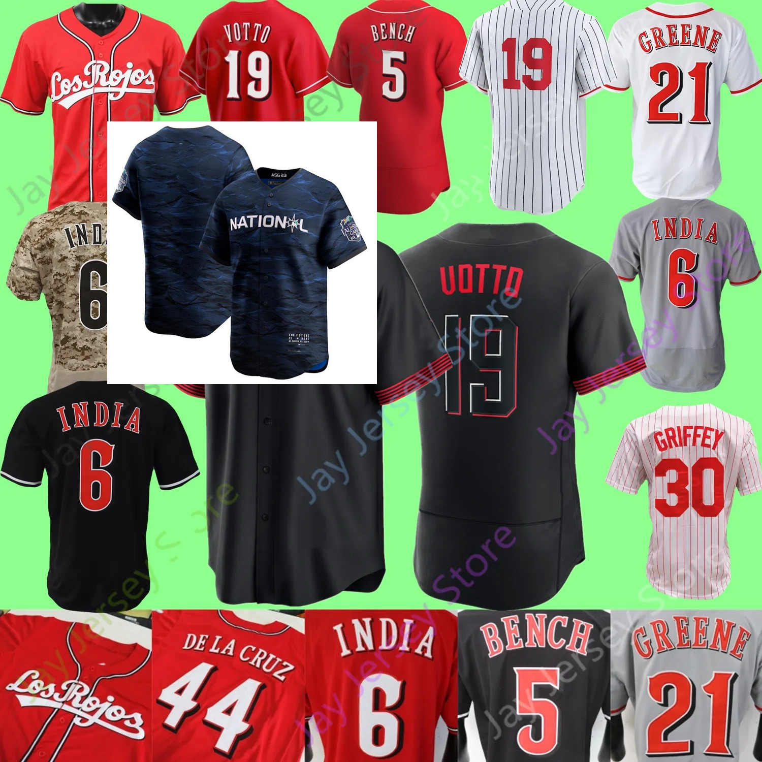 2023 All-Star City Men Women Youth Cincinnati 7 Spencer Steer 29 TJ Friedl 27 Jake Fraley 28 Kevin Newman Reds Baseball Jersey, Color
2023 All-Star City Men Women Youth Cincinnati 7 Spencer Steer 29 TJ Friedl 27 Jake Fraley 28 Kevin Newman Reds Baseball Jersey, Color