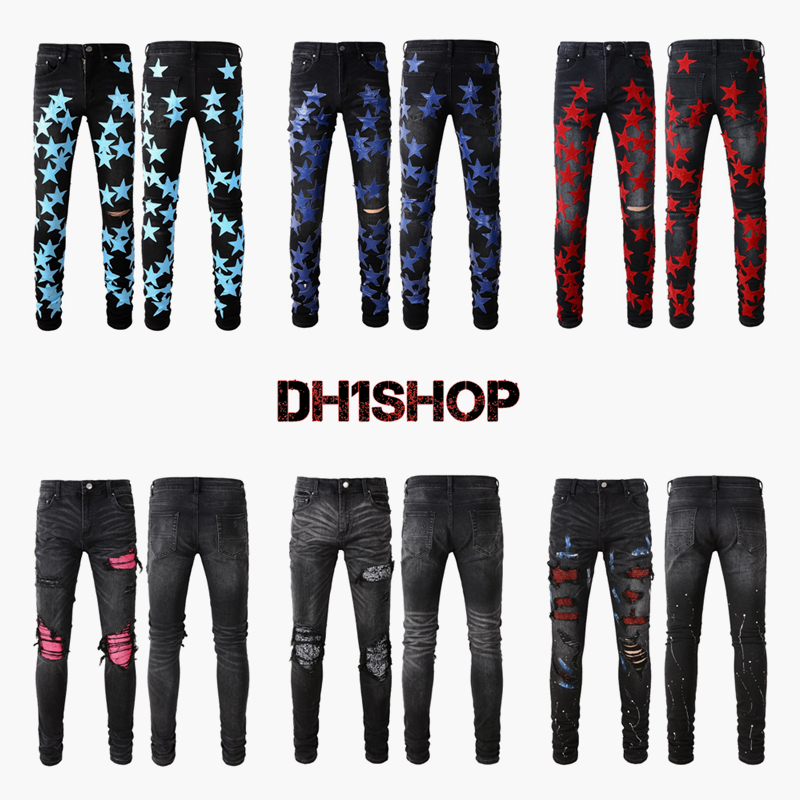 Top Craftsmanship Mens jeans AMR designers pants Ripped Jeans mens Broken Holes Skinny Jeans Fashion slim Pants SIZE 28-40, Style.48
Top Craftsmanship Mens jeans AMR designers pants Ripped Jeans mens Broken Holes Skinny Jeans Fashion slim Pants SIZE 28-40, Style.48
